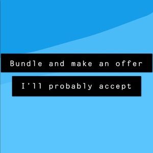 Make a bundle or make offers!!